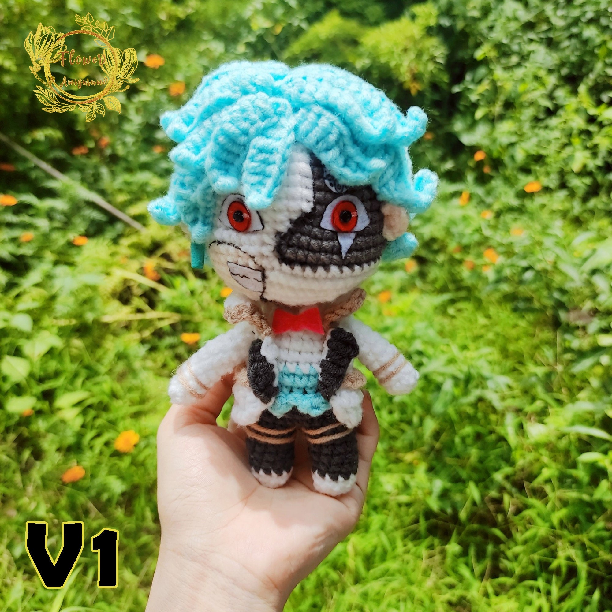 Fanmade Dottore Colection Crochet Doll Amigurumi, Genshin Impact Il Dottore The Doctor Plush, Genshin Plush,Genshin Crochet,Genshin Plushies