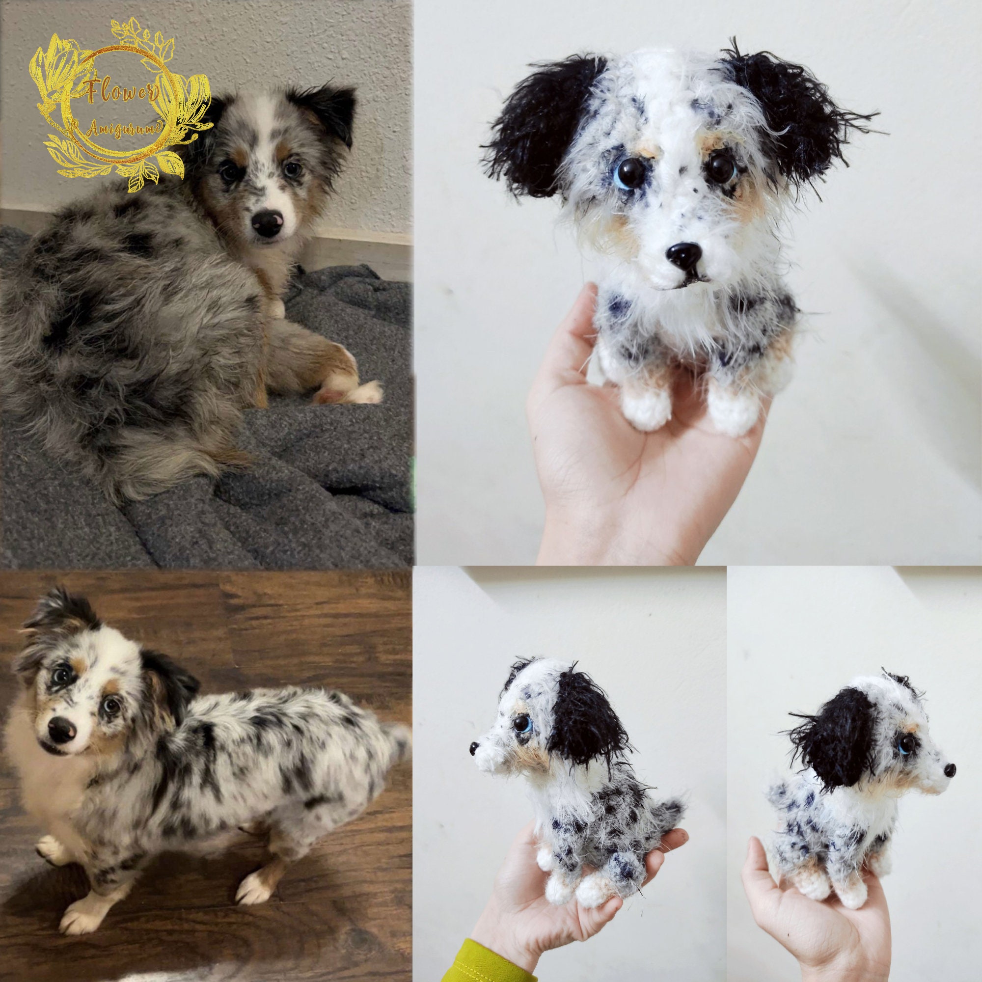 Custom Dog Plush, Custom Stuffed Dog, Custom Crochet Dog, Custom Stuffed Animal, Personalized Pet Gift, Pet Memorial, Pet Stuffed Animal