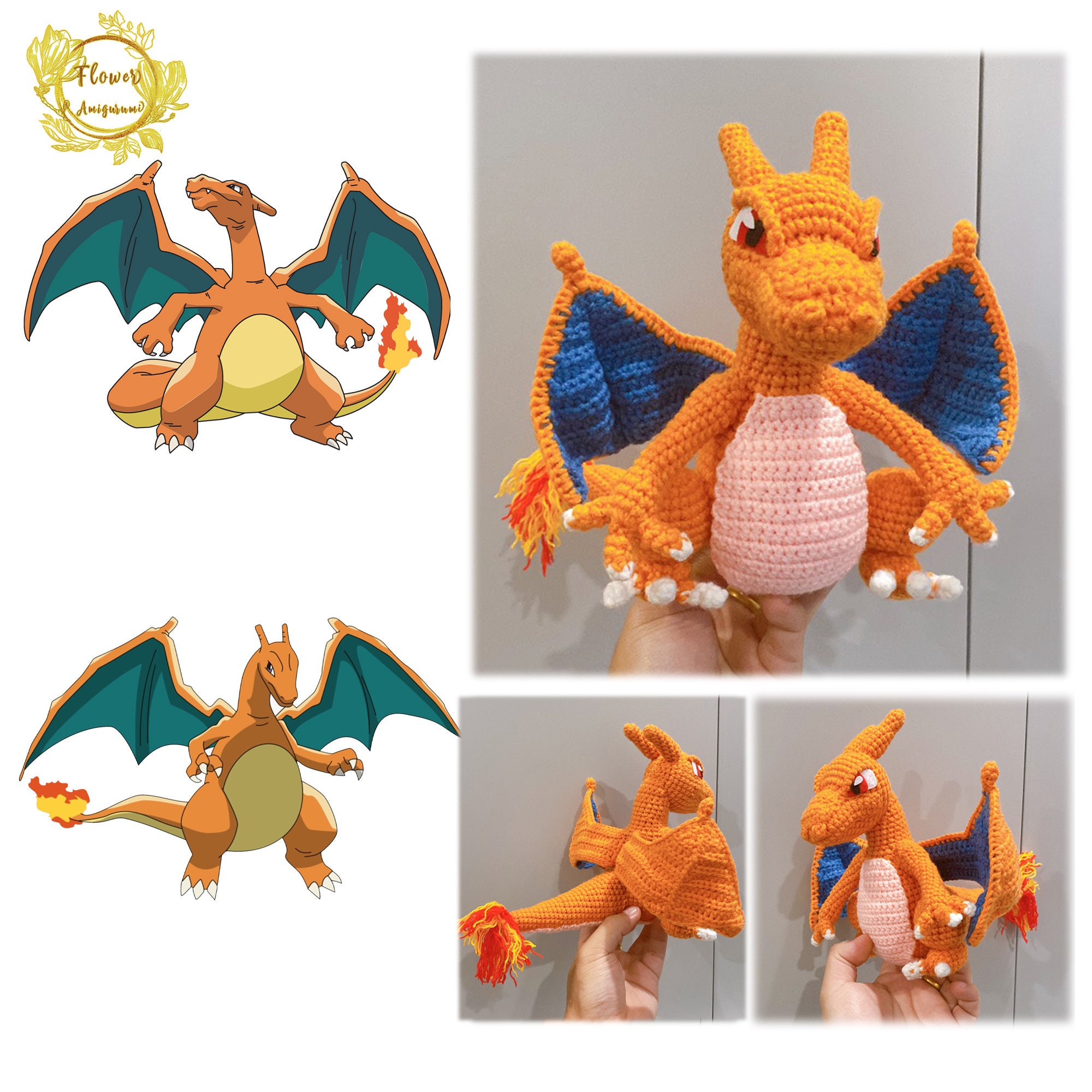 Fanmade Custom Pokemon Plush Commisssion,Custom Pokemon Crochet Doll, Custom Pokemon Doll From Photos, Pokemon Pictures to Plush Toys