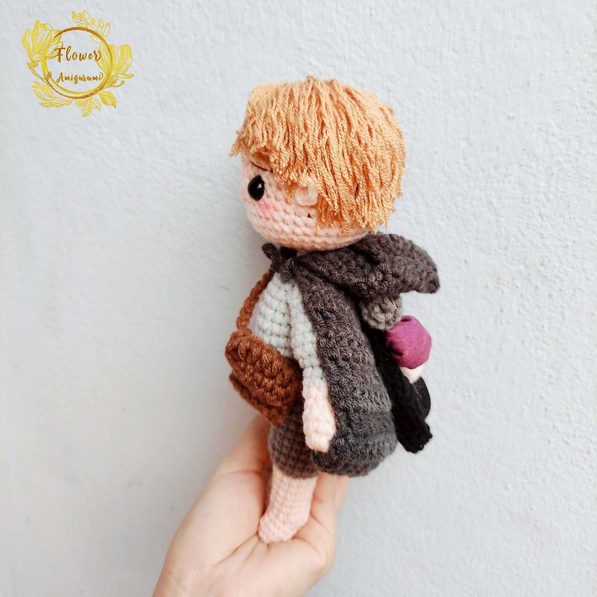 Fanmade Lord of the ring - Samwise Gamgee Crochet Amigurumi,Samwise Plush,Samwise Figure,Samwise Plushies,Samwise crochet doll