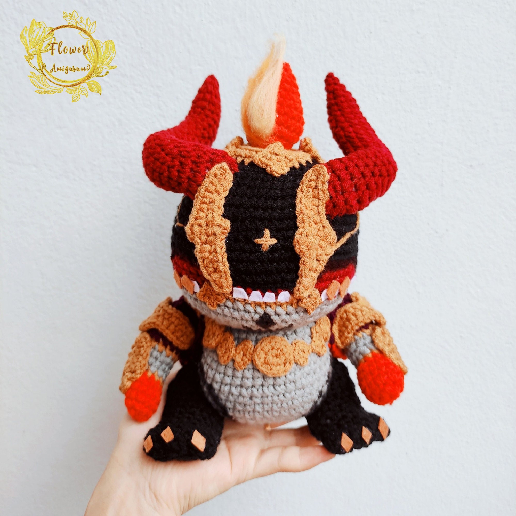 Fanmade League of Legends - Tahm Kench Crochet Doll Amigurumi, LOL Plush, LOL Figure, LOL Plushies, Tahm Kench crochet