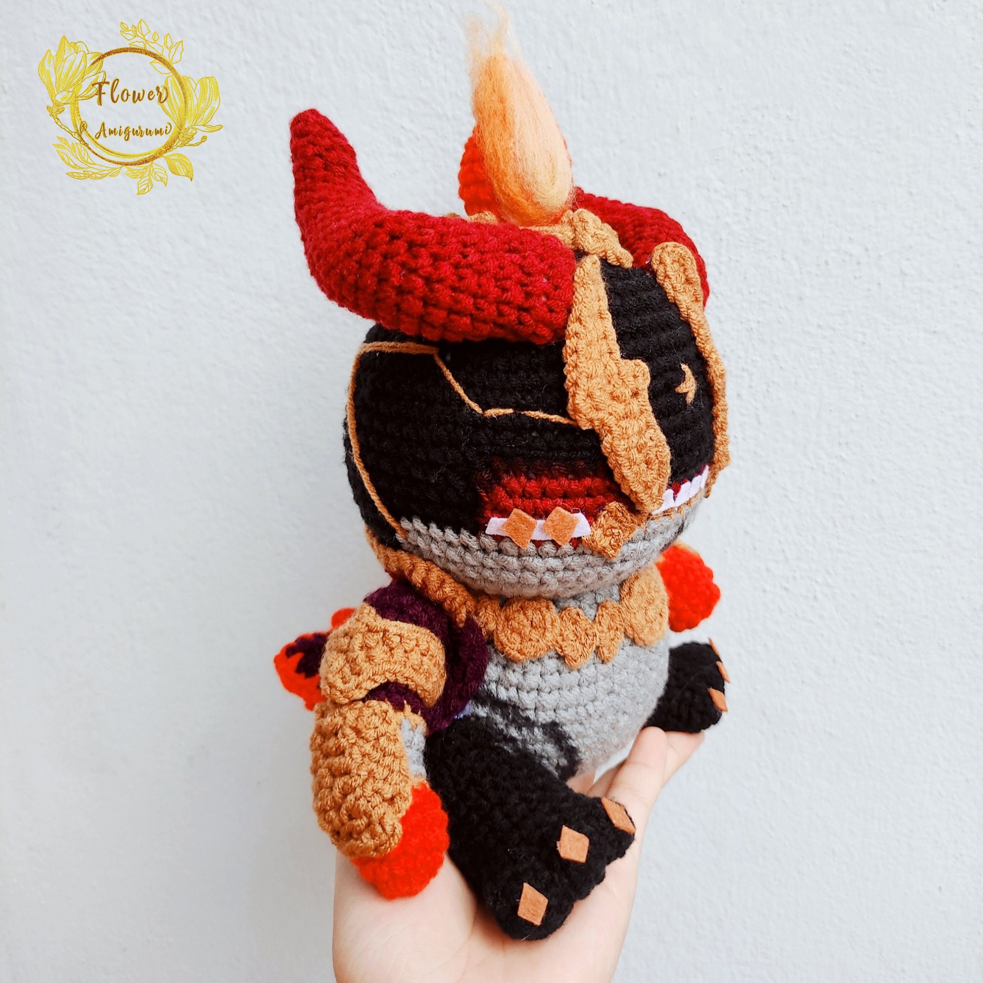 Fanmade League of Legends - Tahm Kench Crochet Doll Amigurumi, LOL Plush, LOL Figure, LOL Plushies, Tahm Kench crochet