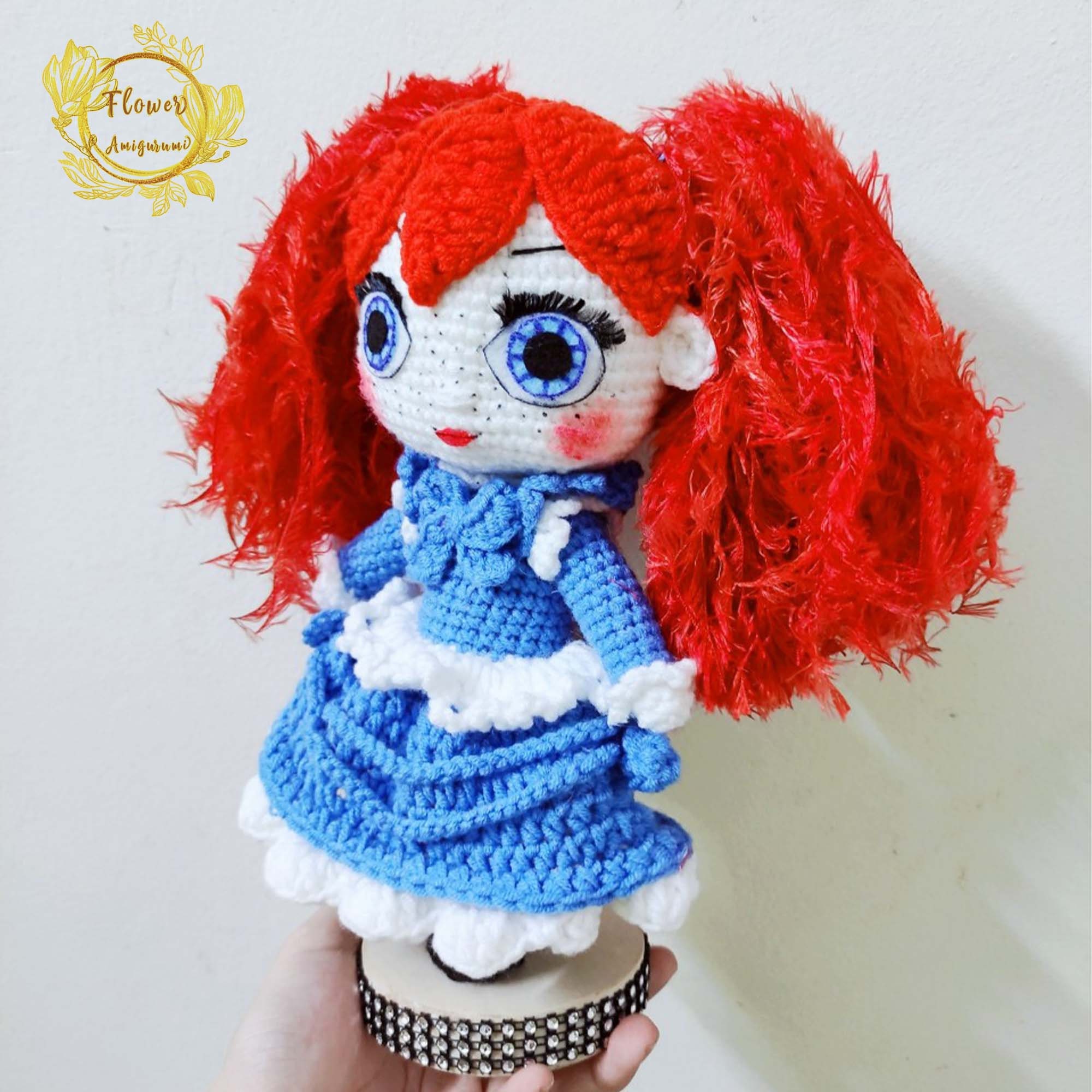 Fanmade Poppy Playtime Crochet Doll Amigurumi, Poppy Playtime Doll, Poppy Playtime Plushies Amigurumi Crochet, Poppy Playtime Plush