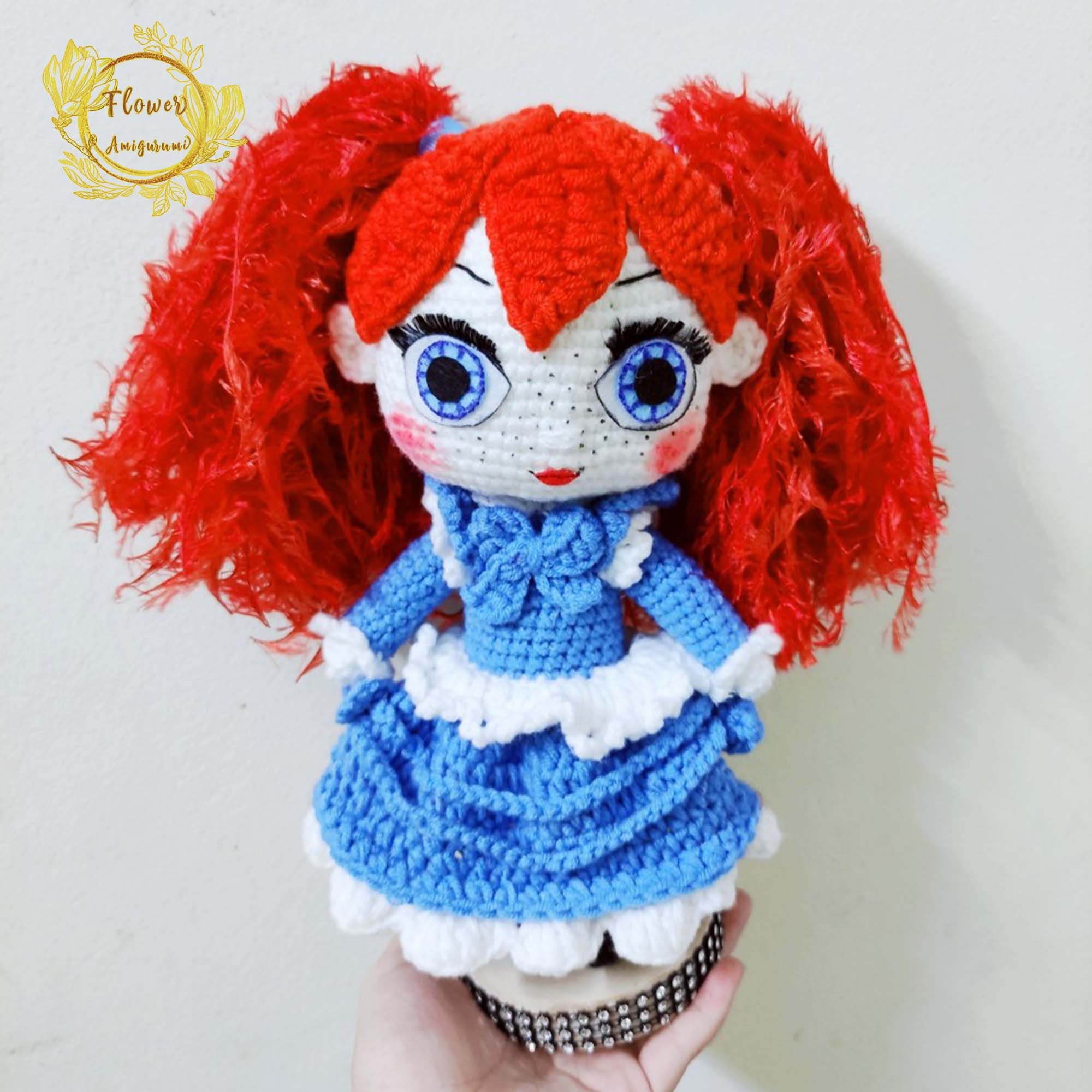 Fanmade Poppy Playtime Crochet Doll Amigurumi, Poppy Playtime Doll, Poppy Playtime Plushies Amigurumi Crochet, Poppy Playtime Plush