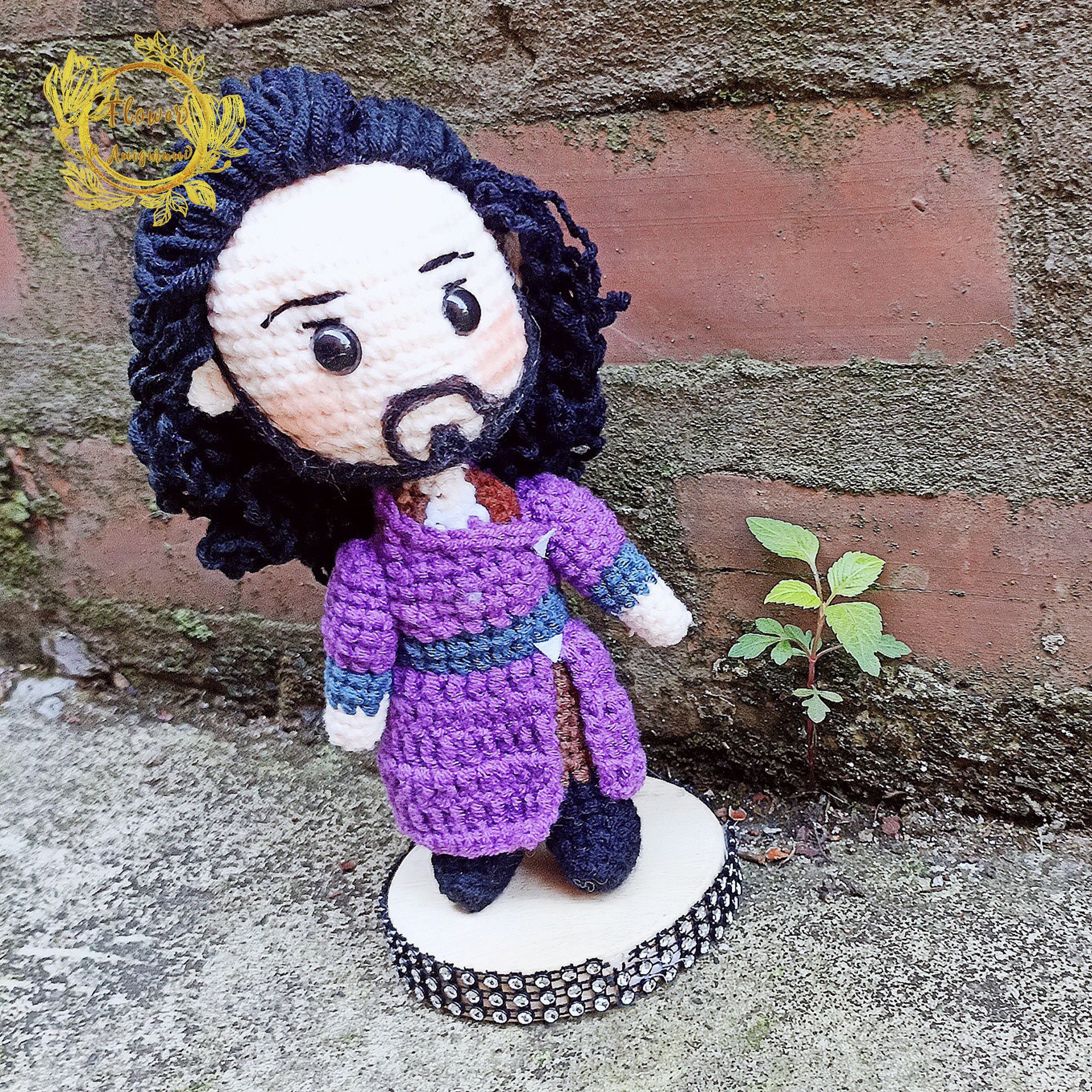 Fanmade Baldur’s Gate 3 Gale Crochet Amigurumi, Gale BG3 Plush, Gale BG3 Figure, Gale BG3 Plushies, Gale BG3 crochet doll