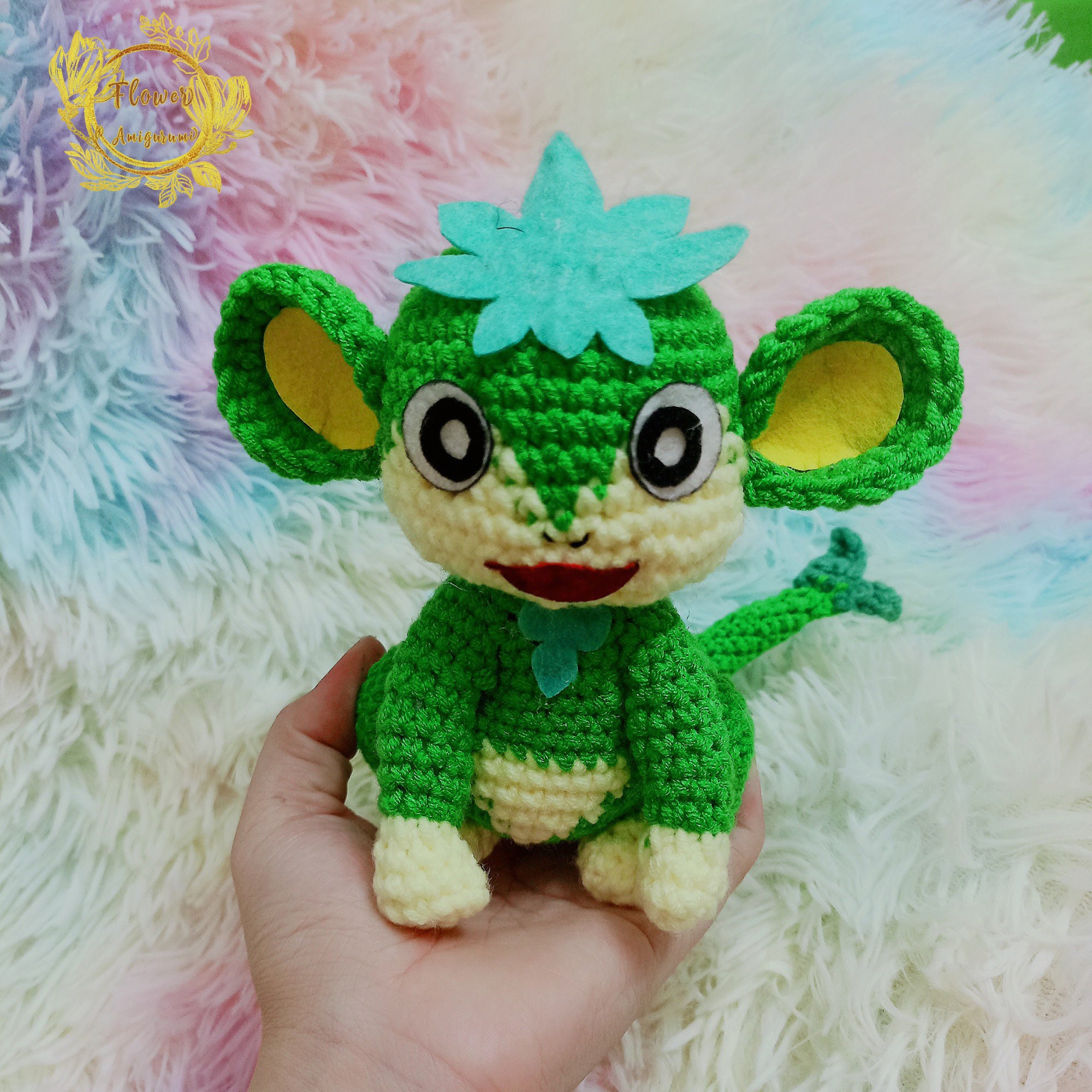 Fanmade Tanzee In Palworld Crochet Doll Amigurumi, Tanzee Plush, Tanzee Plushies, Tanzee Crochet Doll, Cattiva, Vixy,Lifmunk