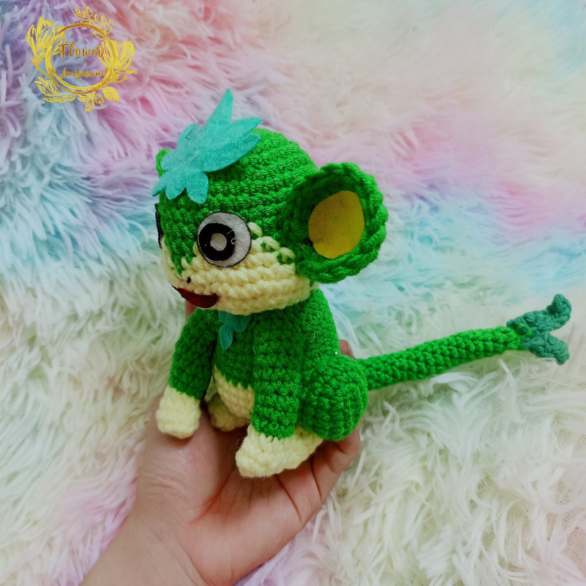 Fanmade Tanzee In Palworld Crochet Doll Amigurumi, Tanzee Plush, Tanzee Plushies, Tanzee Crochet Doll, Cattiva, Vixy,Lifmunk