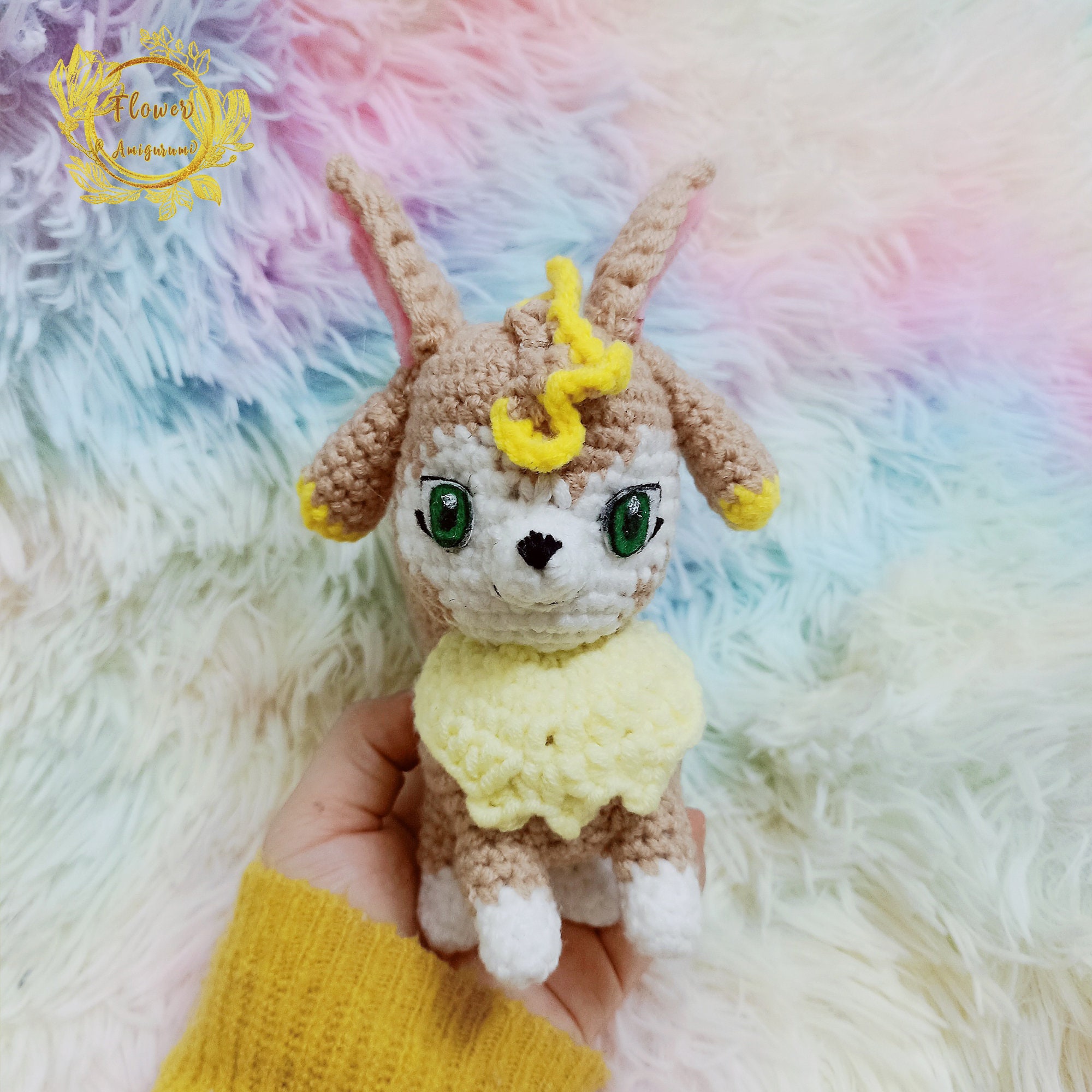 Fanmade Vixy In Palworld Crochet Doll Amigurumi, Vixy Plush, Vixy Plushies, Vixy Crochet Doll, Tanzee, Lifmunk, Cattiva